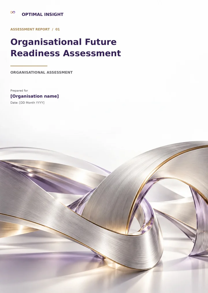 Organisational Future Readiness Assessment report cover