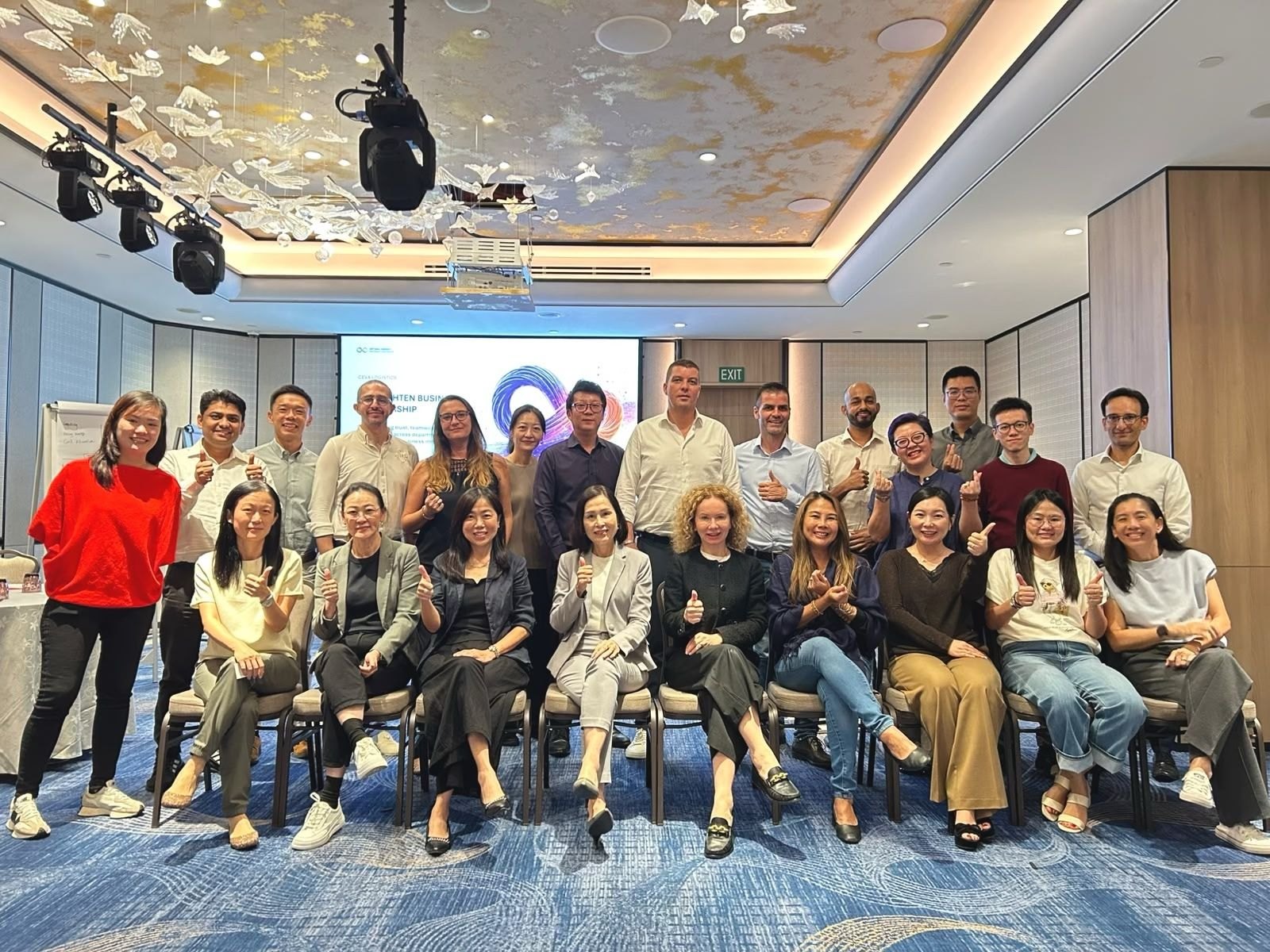CEVA colleagues after an in-person workshop