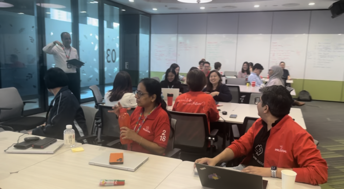 Prudential Future Leaders participants in a collaborative classroom session